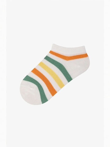 Penti - Meias 'PENTI Captains Island gestreifte 3er-Pack No-Show-Socken' em mistura de cores