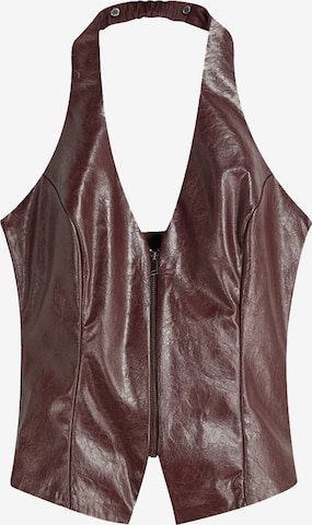Bershka Blusentop in Lila: Vorderseite