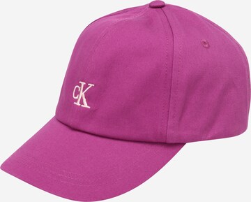 Cappello da baseball di Calvin Klein Jeans in rosa: frontale