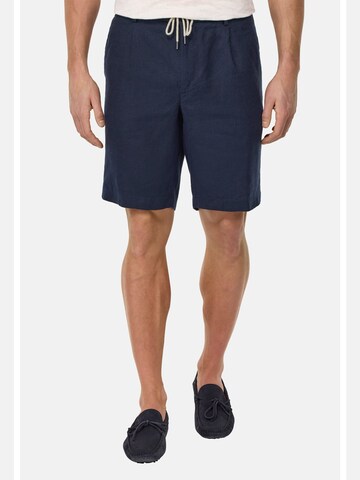 regular Pantaloni di Boggi Milano in blu: frontale
