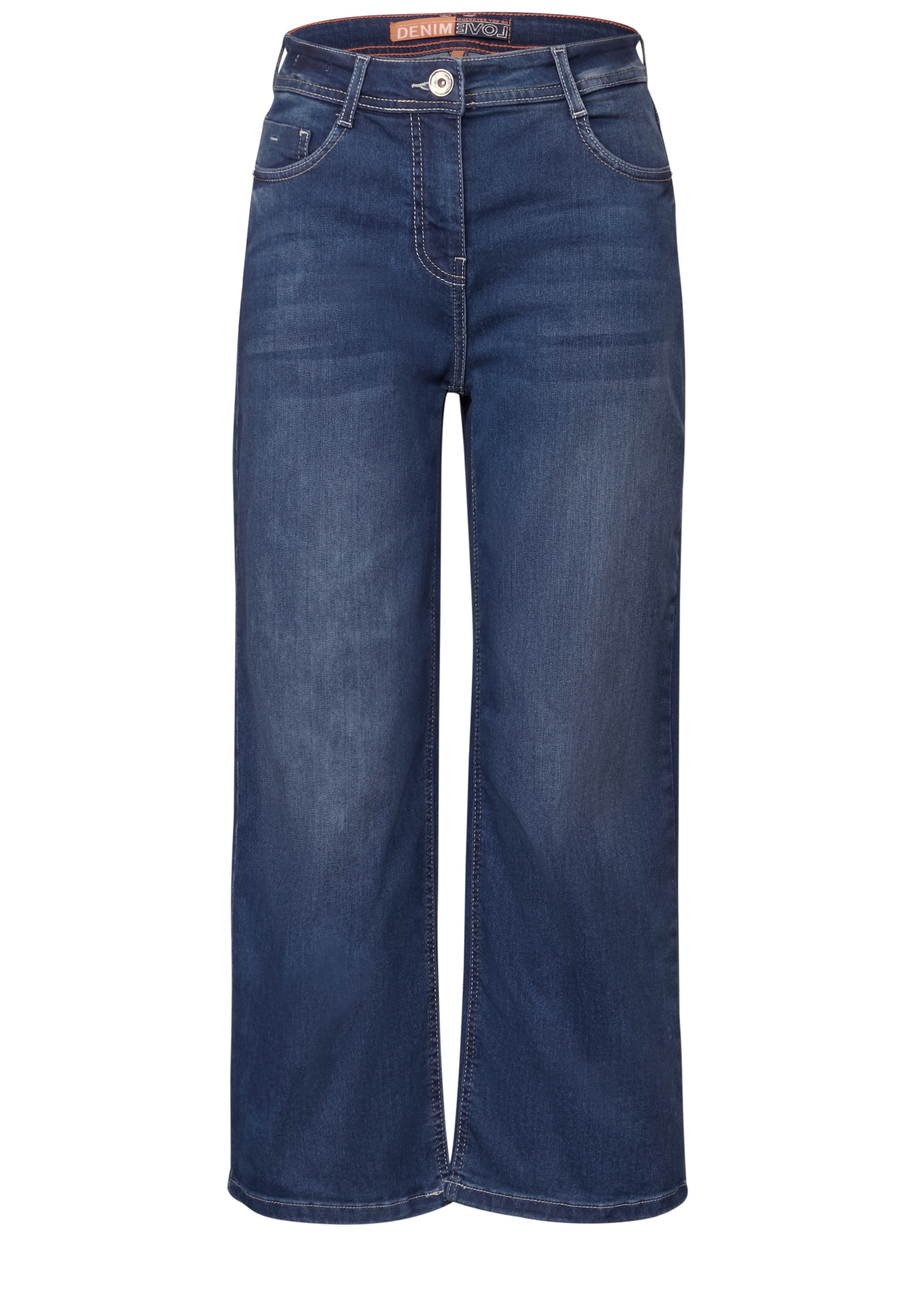 CECIL Loosefit Jeans in Blau: Vorderseite