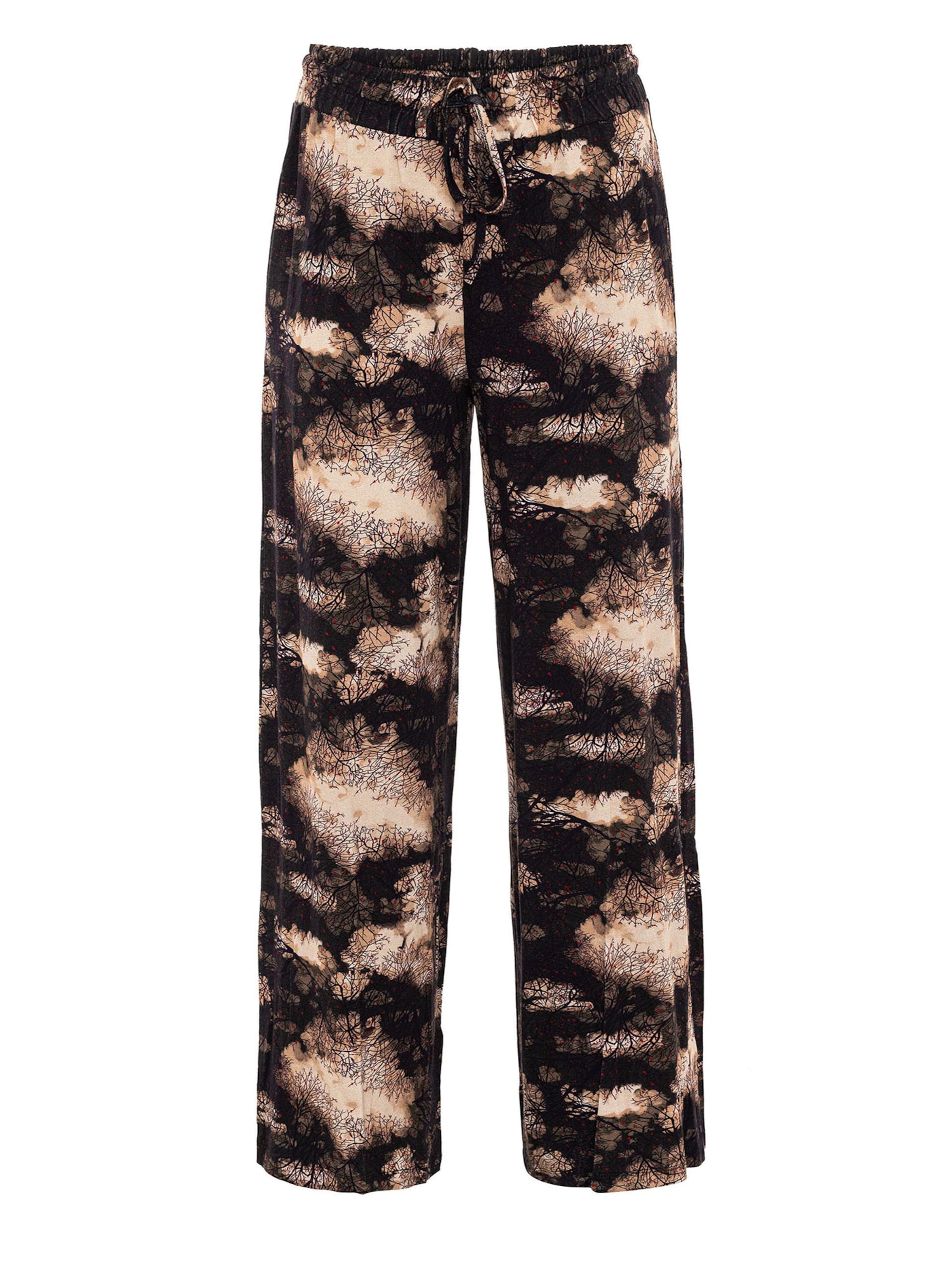 Anou Anou Štandardný strih Nohavice - Hnedá: predná strana