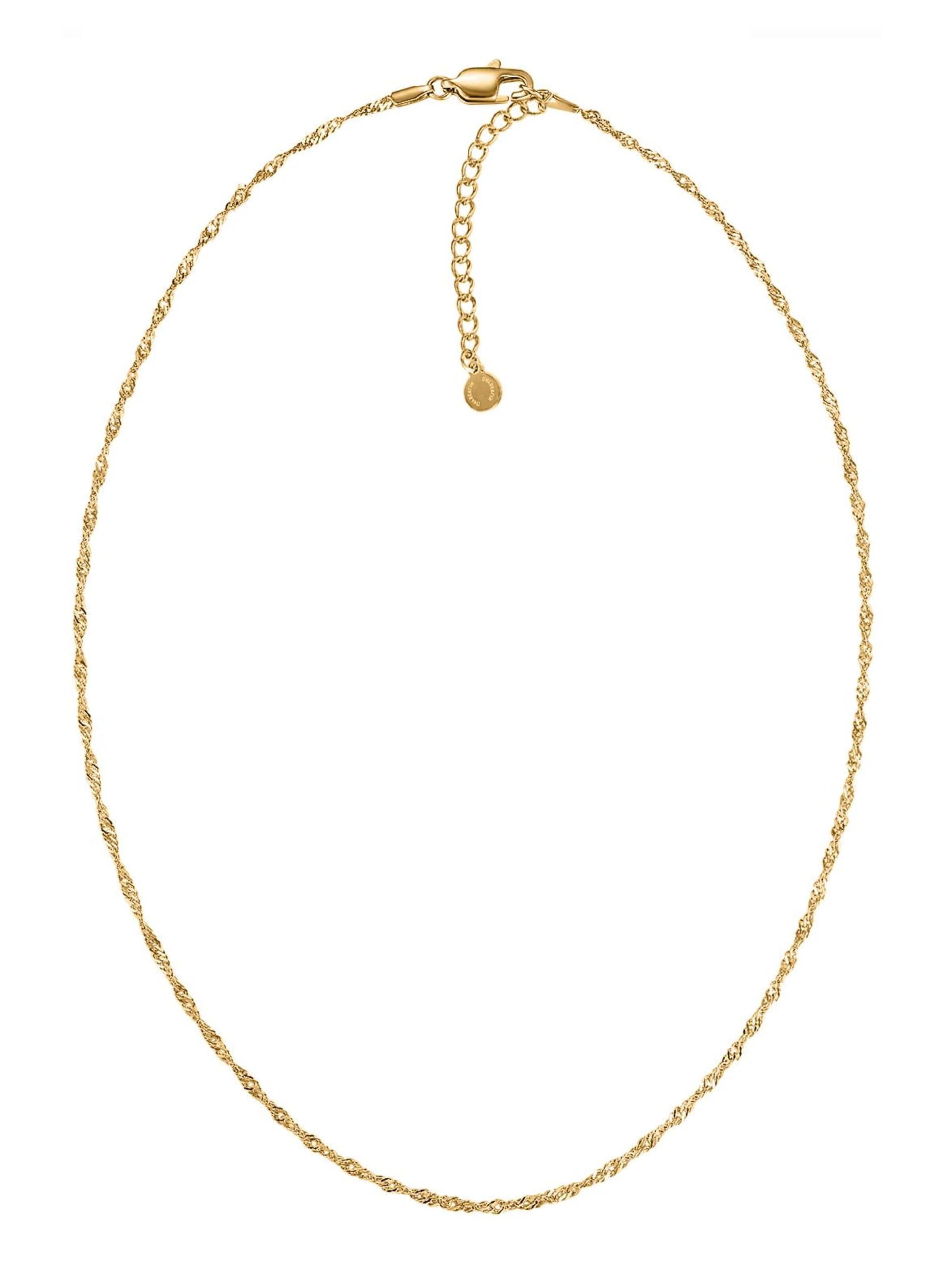 day berlin Kette 'Twist'‌‌ in Gold: Vorderseite