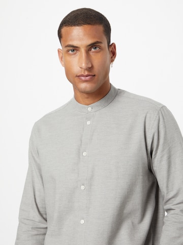 minimum Regular fit Button Up Shirt 'ANHOLT' in Grey
