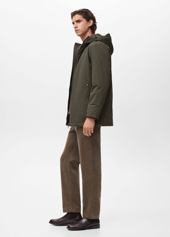 MANGO MAN Between-Seasons Parka 'Tervalo' in Green