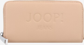 JOOP! Jeans Wallet 'Lettera Melete' in Beige: front