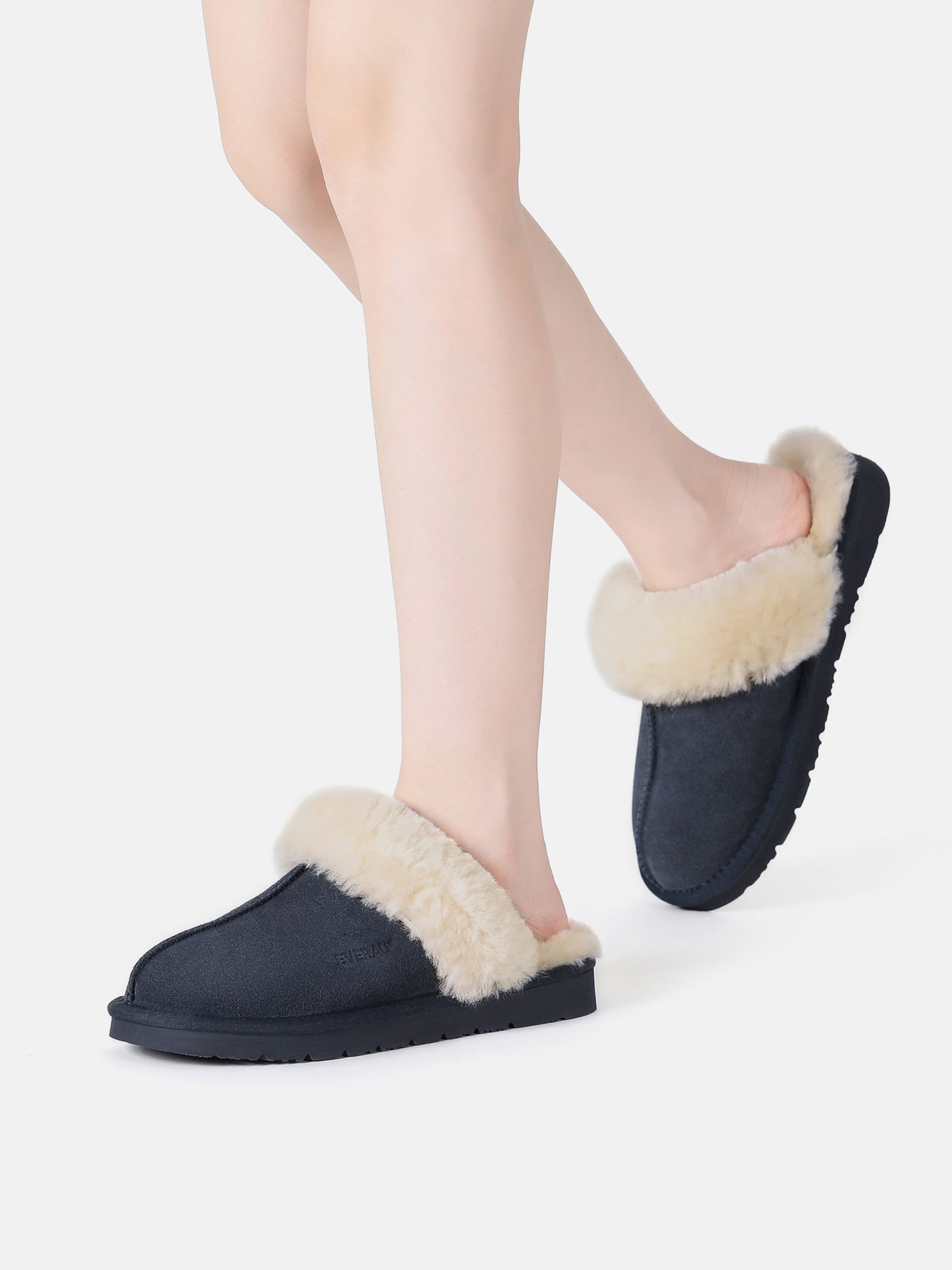 Papuci de casă 'Raven' de la Everau pe albastru