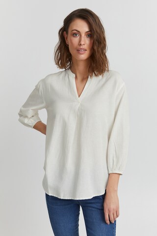 Fransa Blouse 'FAMADDIE 7' in Wit: voorkant