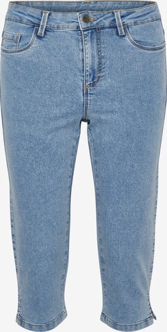 Kaffe Slimfit Jeans 'Vicky' in Blauw: voorkant