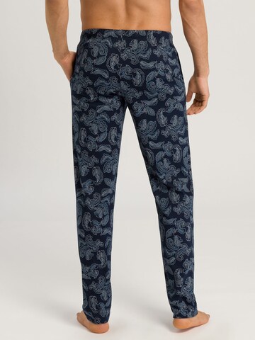 Hanro Pajama Pants ' Night & Day ' in Blue