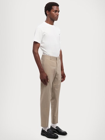 regular Pantaloni con piega frontale di Michael Kors in beige: frontale