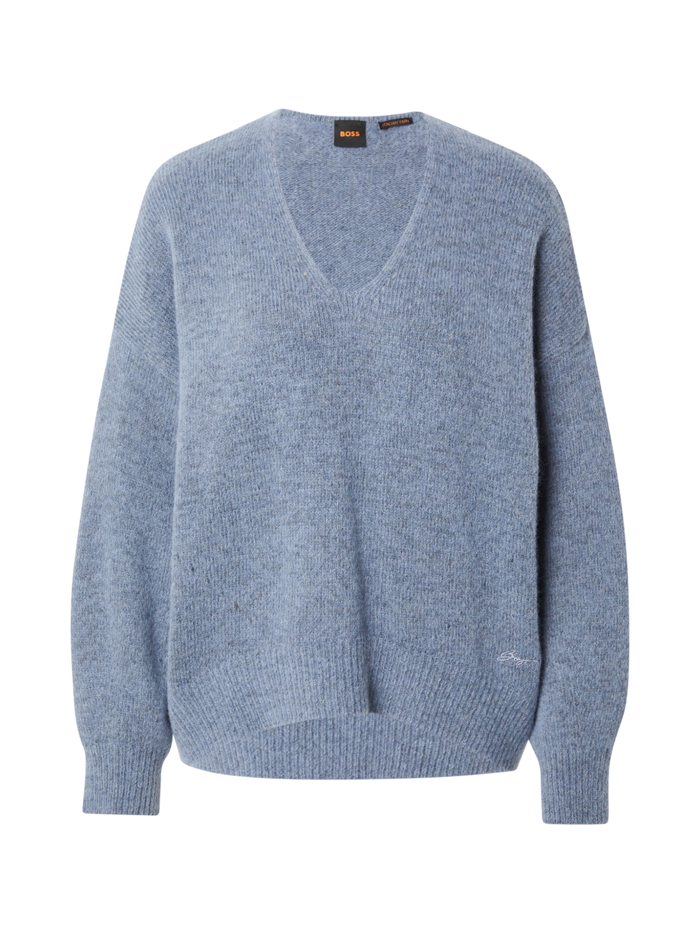 BOSS Sweater &#x27;Fondyssa&#x27; in Blue: front