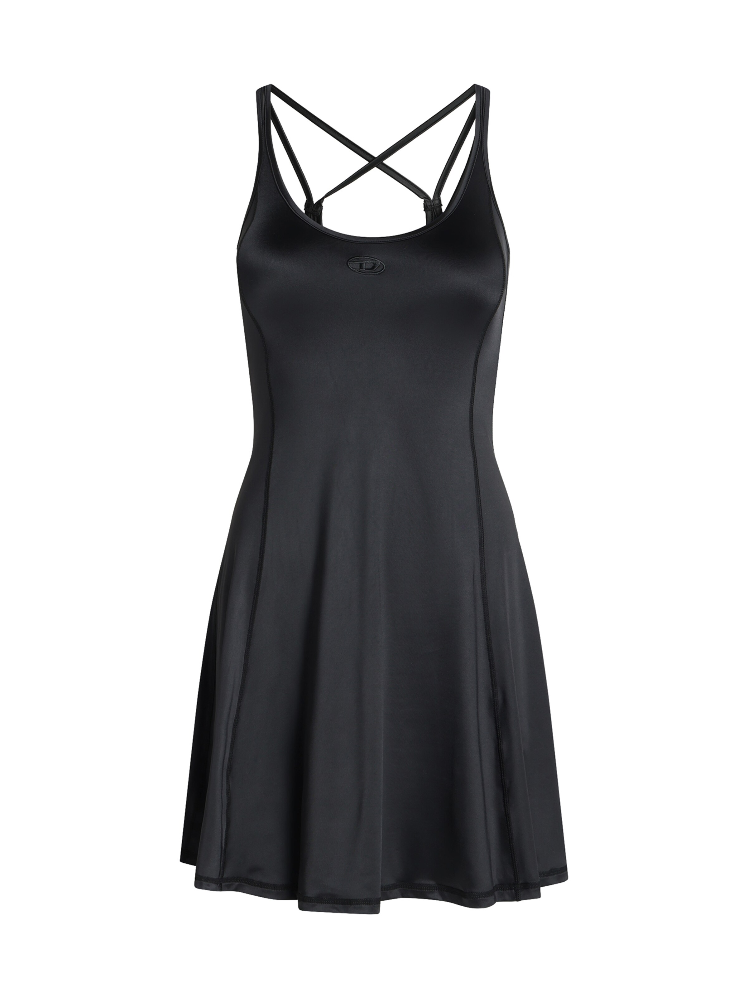 DIESEL - Vestido 'D-IMMY' en negro: frente
