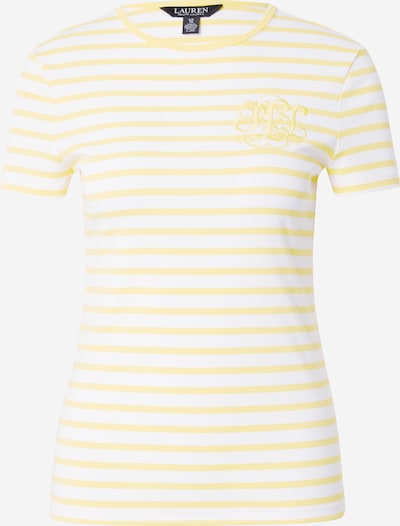 Lauren Ralph Lauren T-shirt 'ALLI' en jaune / blanc, Vue avec produit