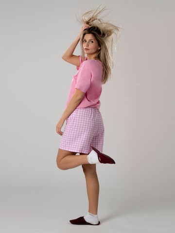 LEAFLETIC Shorty 'Leafletic Women’s Nightwear set' in Pink