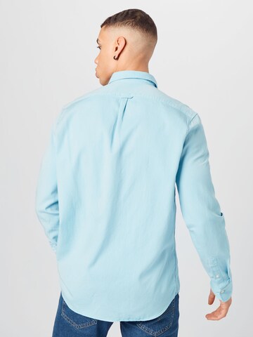 mėlyna DRYKORN Standartinis modelis Marškiniai 'LOKEN'