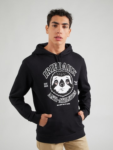 Sweat-shirt Iriedaily en noir : devant