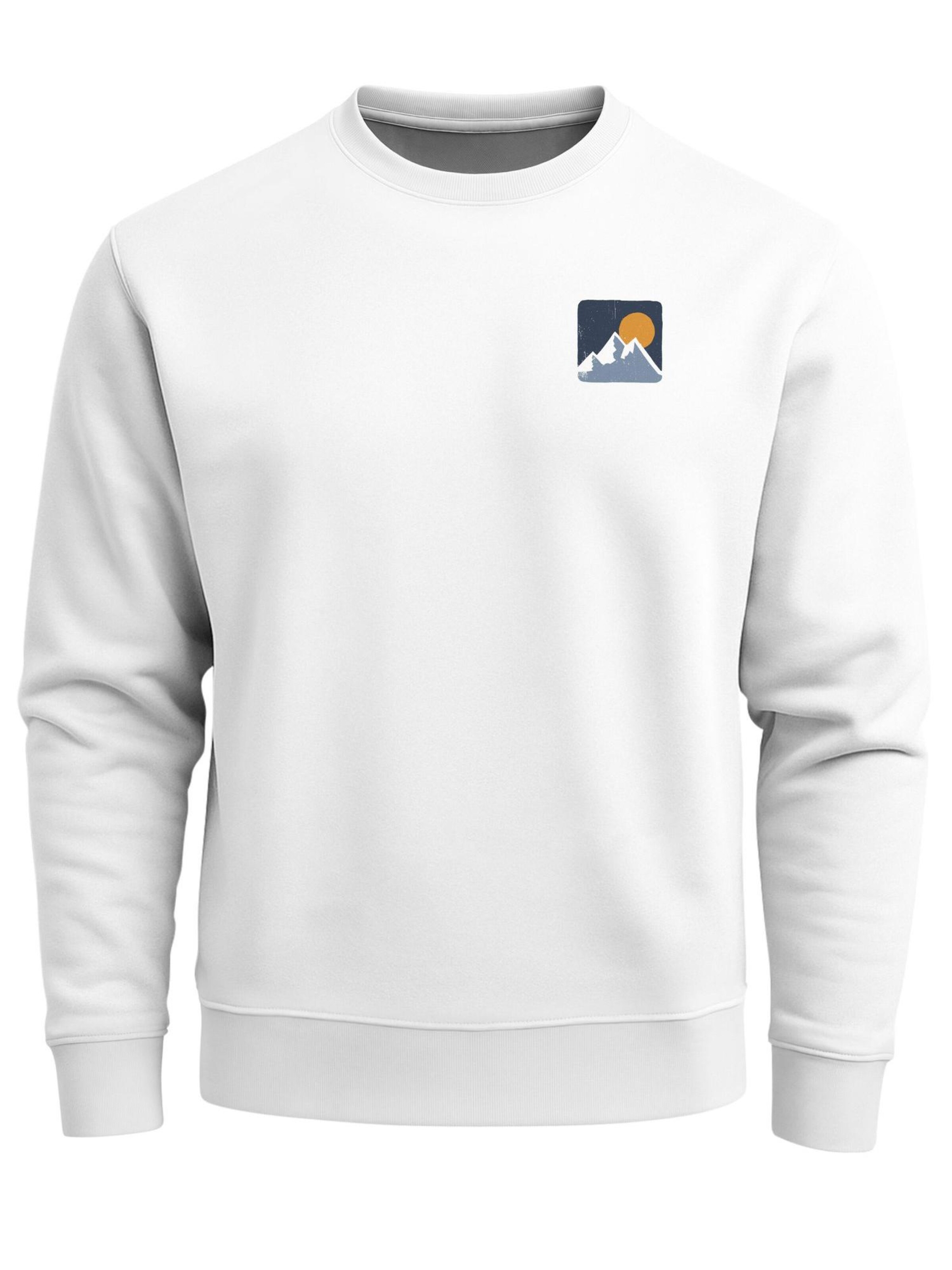 Neverless Sweatshirt 'Neverless Expedition' in White: front