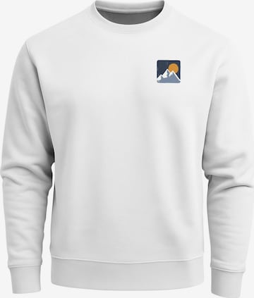 Neverless Sweatshirt 'Neverless Expedition' in Weiß: Vorderseite