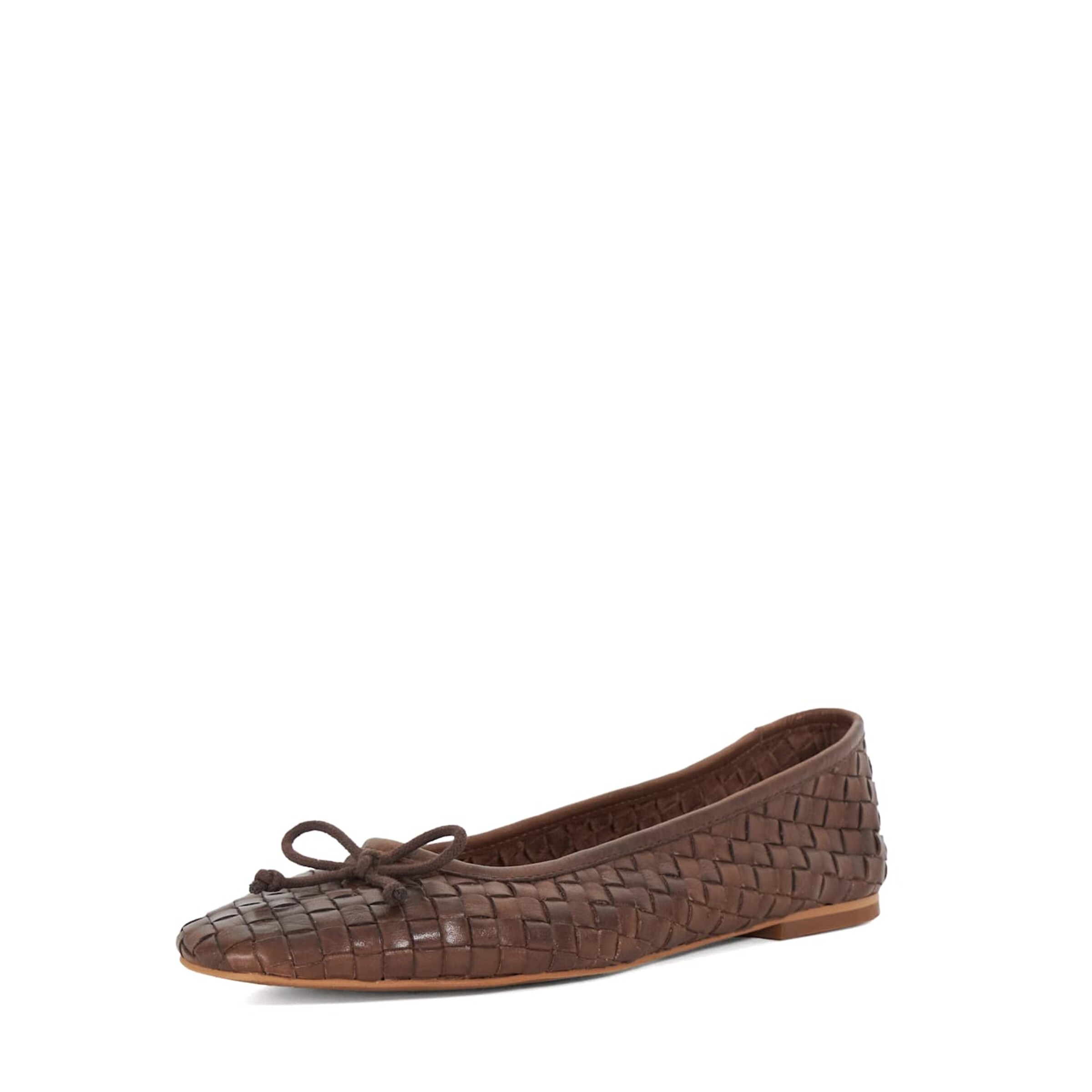 Ballerines Dune LONDON en marron : devant