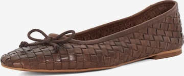 Ballerines Dune LONDON en marron : devant