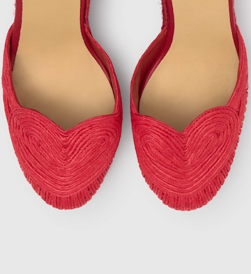 raudona Castañer Espadrilės 'Cacia'