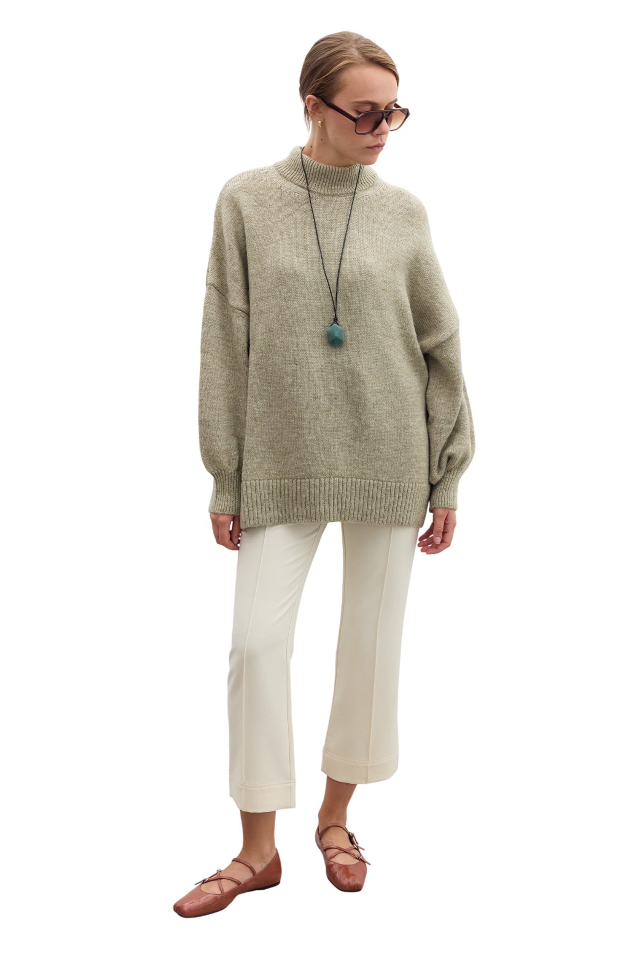 MANUKA Pullover in Grün