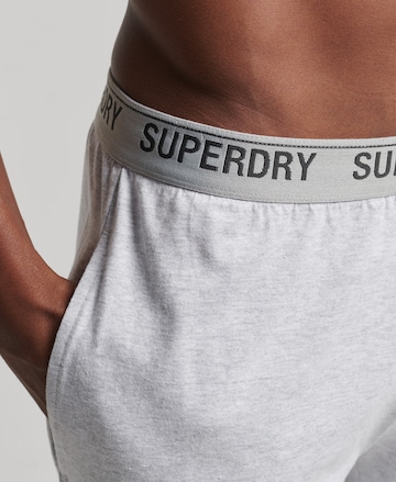 Superdry Панталон пижама в сиво
