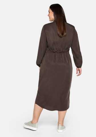 SHEEGO Shirt Dress in Brown