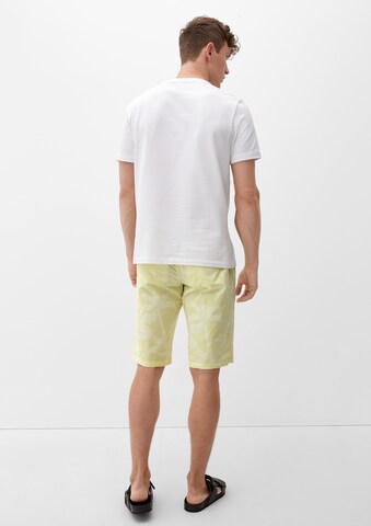 Coupe slim Pantalon chino s.Oliver en jaune