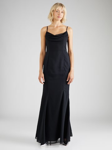 Coast Evening Dress in Black: front