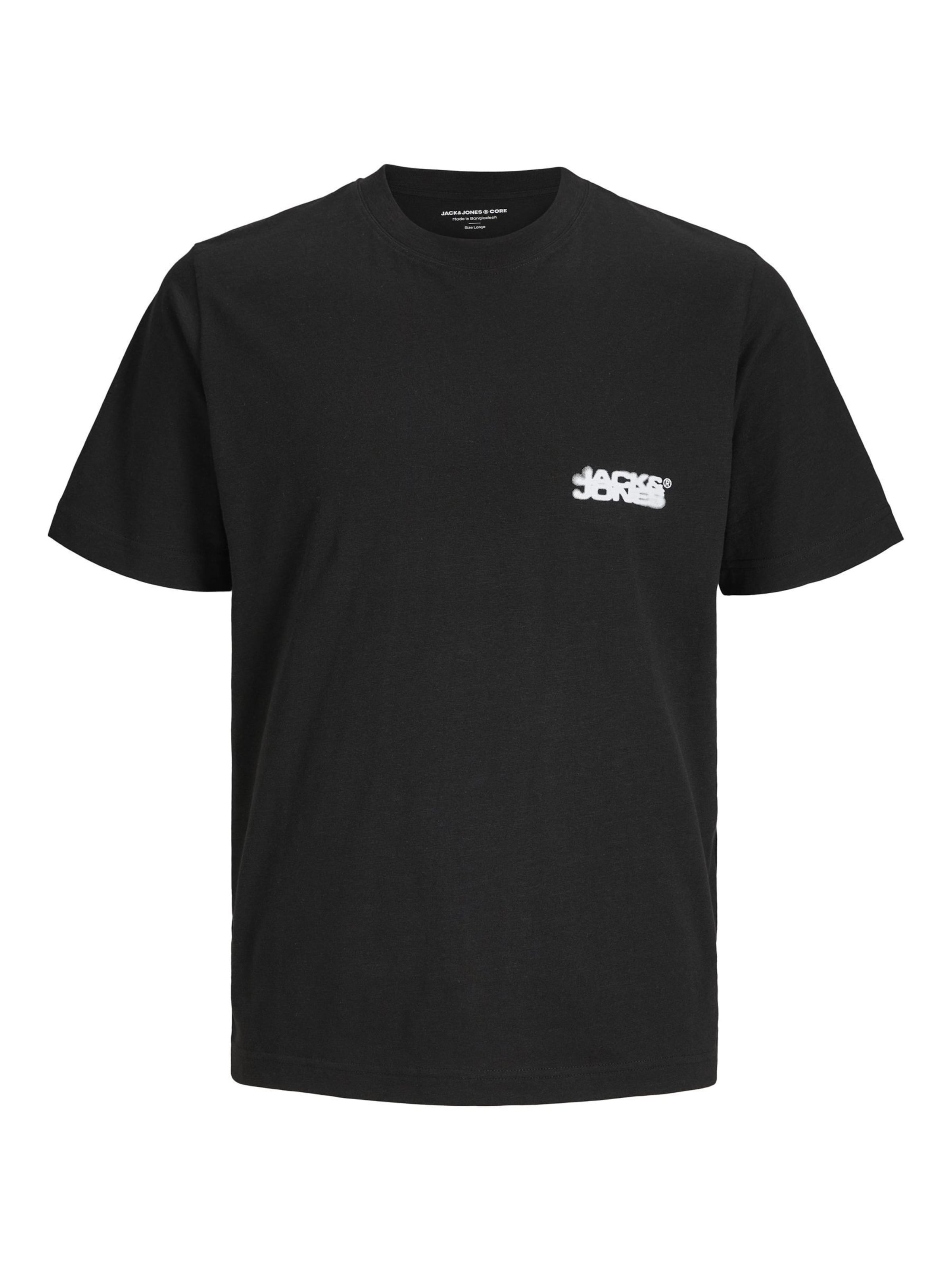 T-Shirt 'JCOSago' JACK & JONES en noir : devant