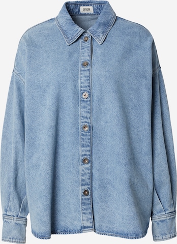 DRYKORN Pusero 'LYNDARA_1' värissä sininen: etupuoli