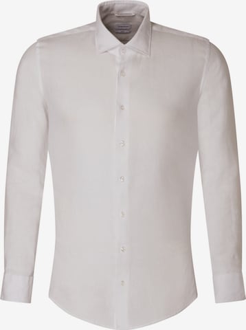 SEIDENSTICKER Slim fit Button Up Shirt in White: front