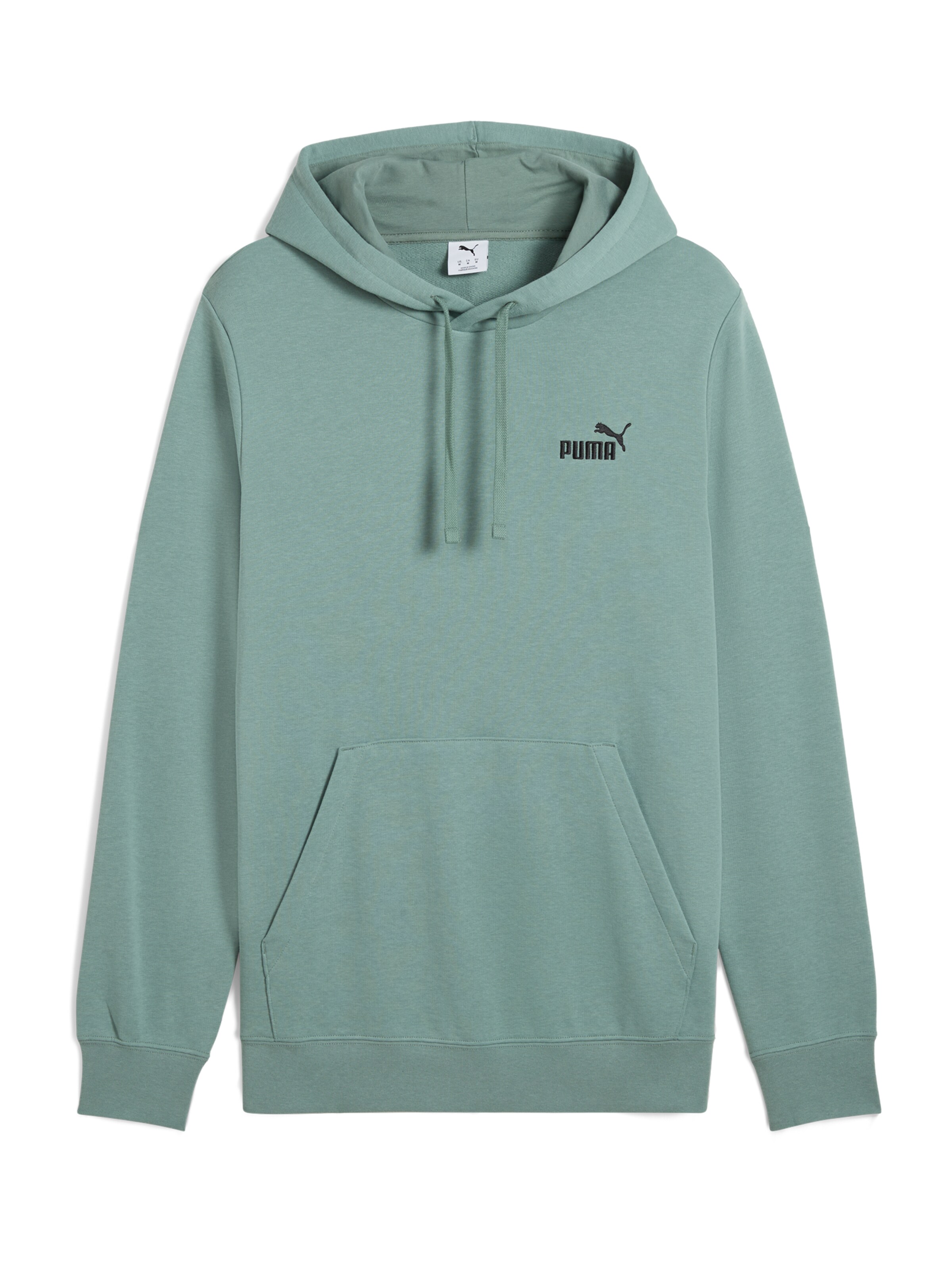 PUMA Urheilullinen collegepaita 'Ess Small No. 1' värissä vihreä: etupuoli