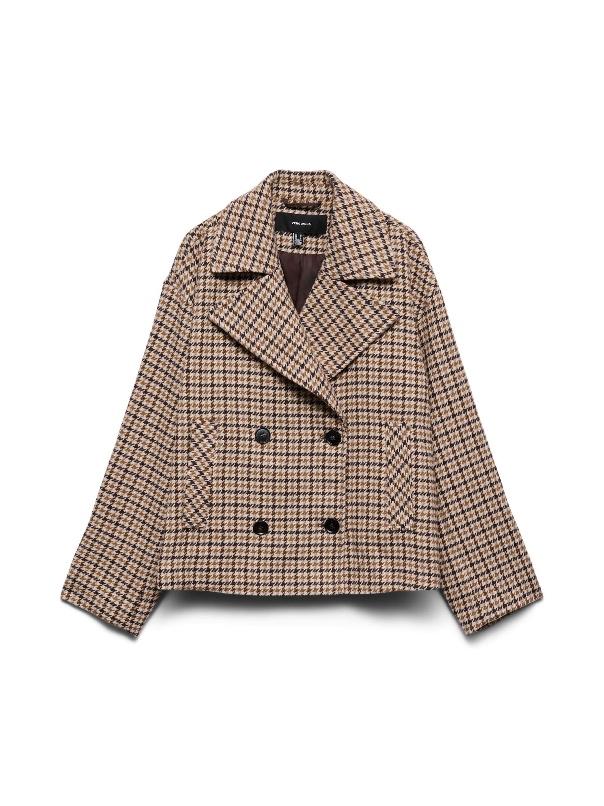 VERO MODA Tussenjas 'VMJACKIELINE' in Bruin: voorkant
