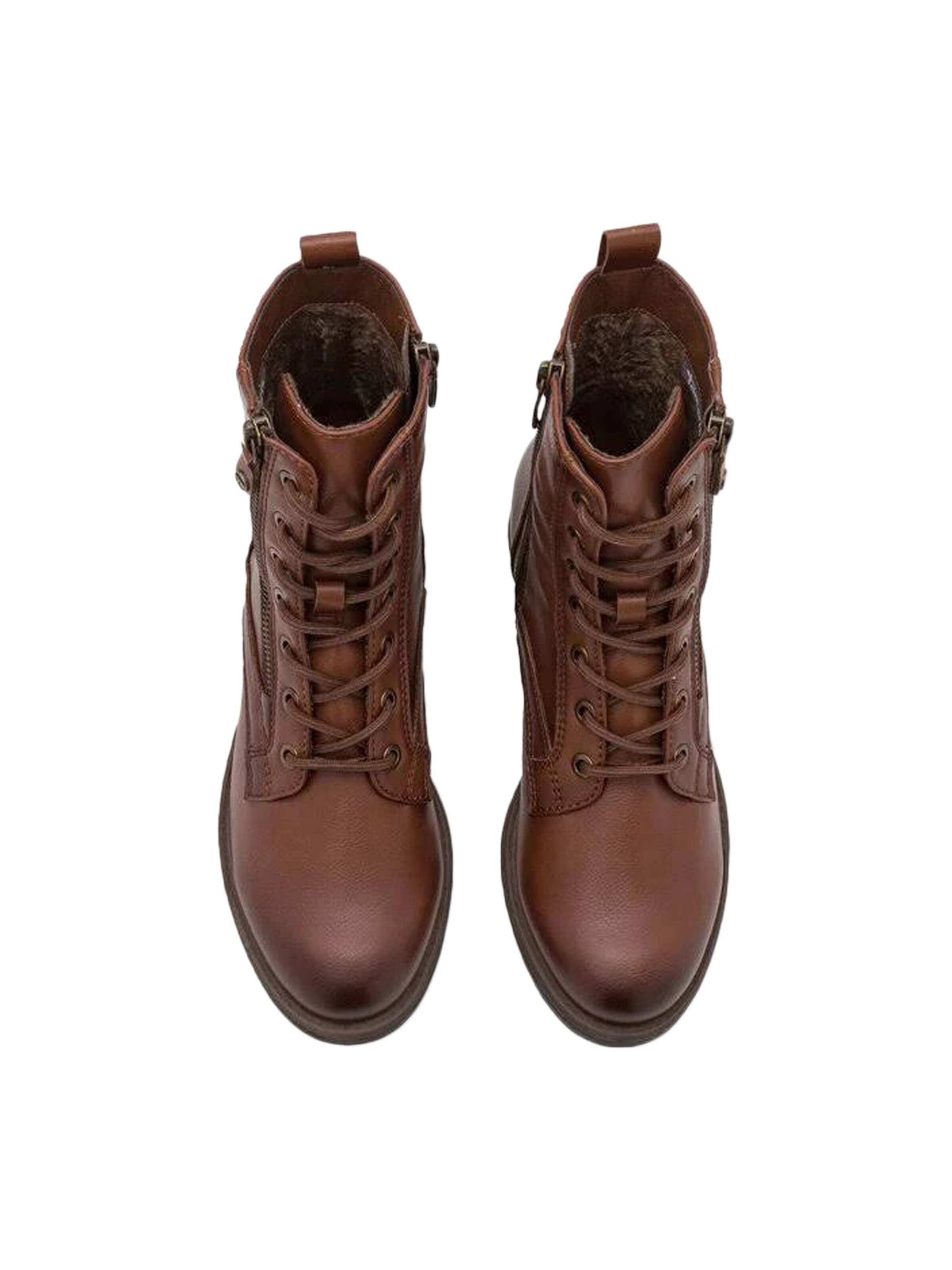 Bottines à lacets Tamaris en marron