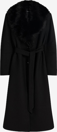 Bershka Pitkä talvitakki 'BLOBER-H' värissä musta, Tuotenäkymä