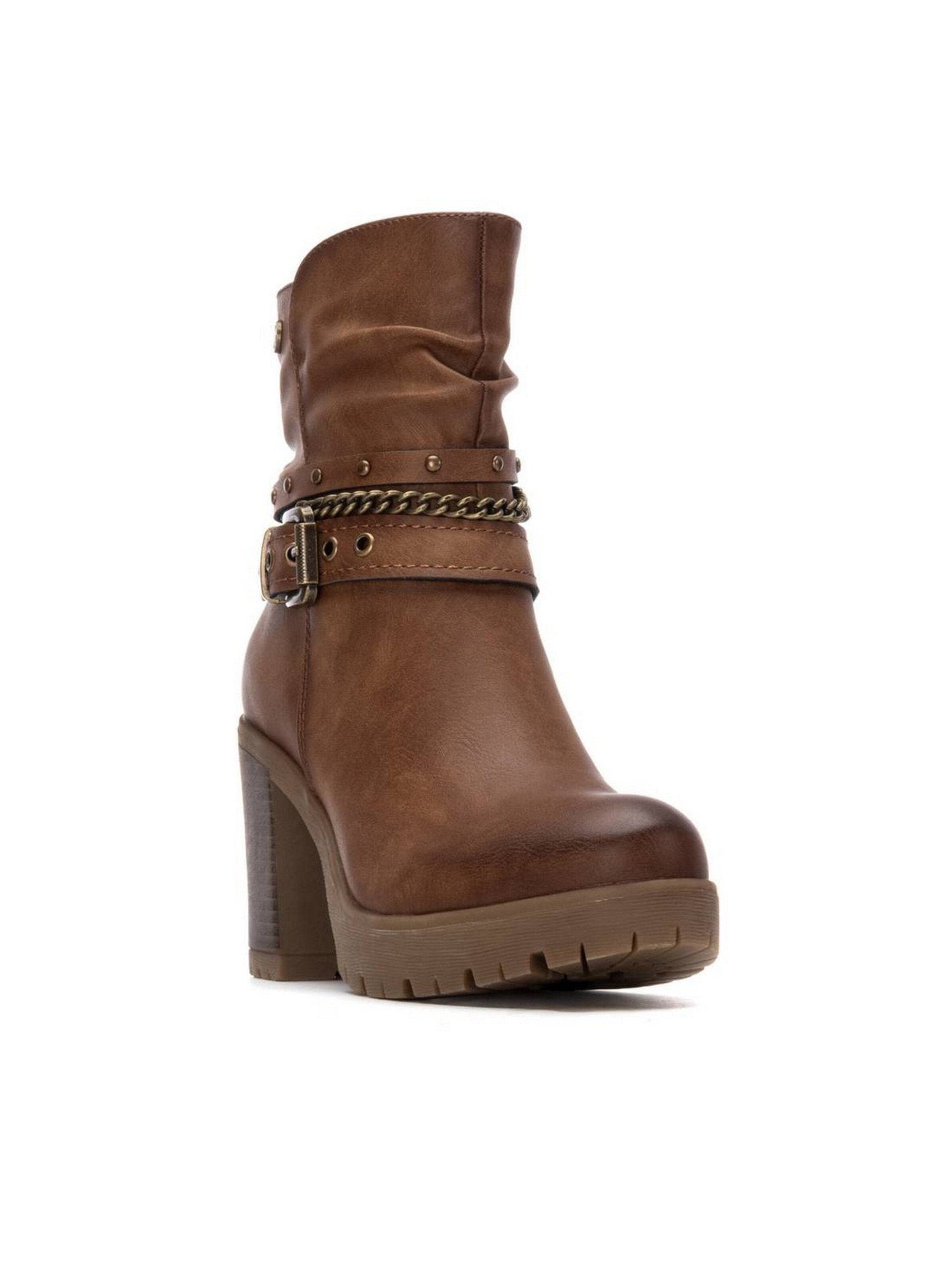 Stivale stringato 'Tronchetto Tacco- 172917' di Refresh in beige