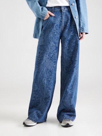 Wide leg Jeans 'Dean' di co'couture in blu: frontale