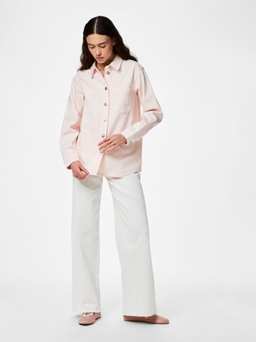 Chemisier 'PCSilke' PIECES en rose