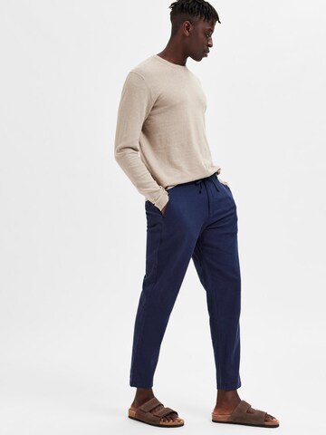 SELECTED HOMMEregular Chino hlače 'Brody' - plava boja