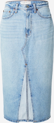 Abercrombie & Fitch Rok in Blauw: voorkant