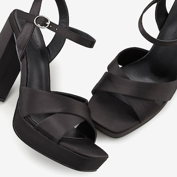 LASCANA Strap Sandals in Black