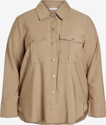 EVOKED Blouse in Beige: front