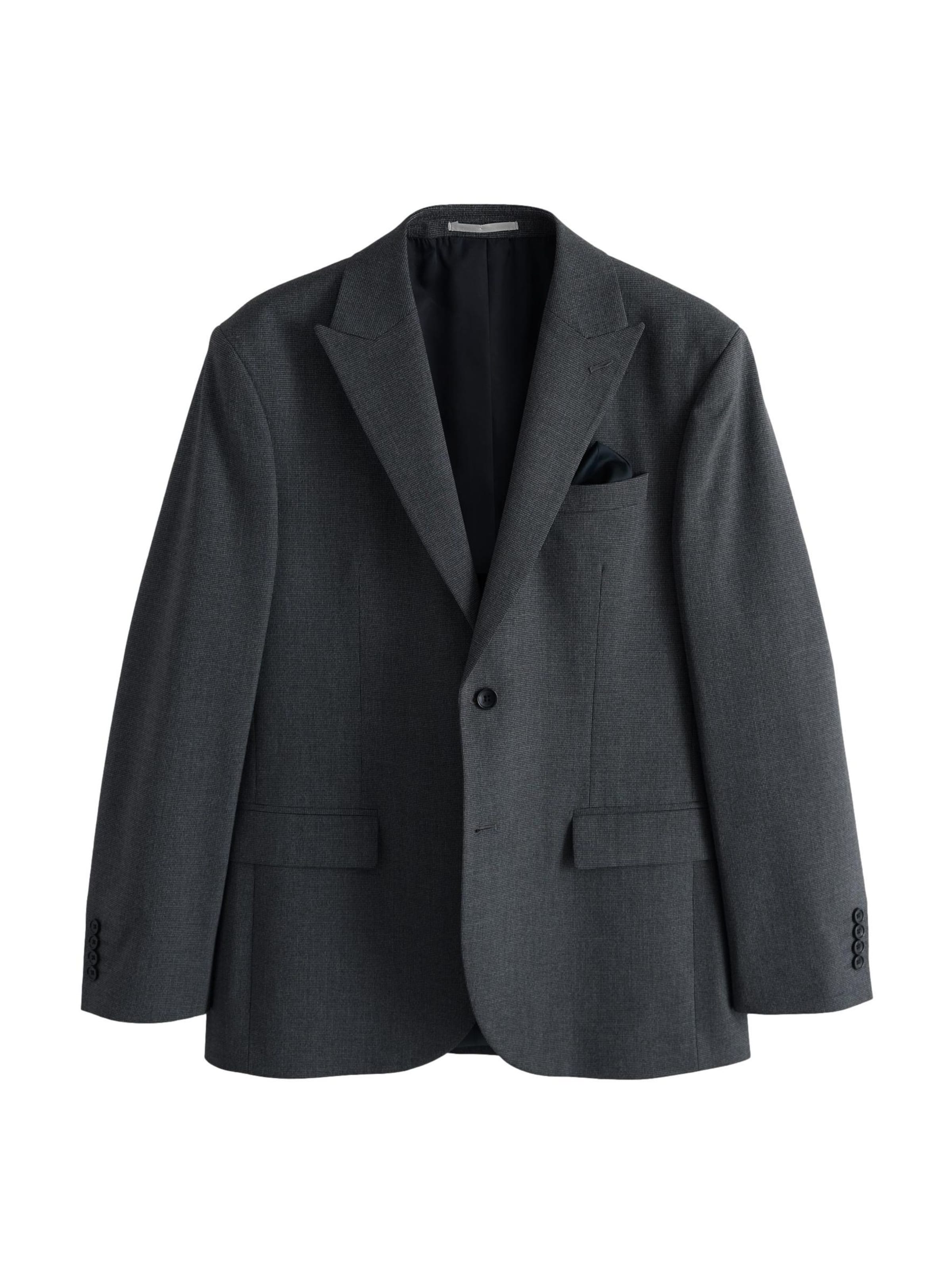 Coupe regular Veste de costume Next en gris : devant