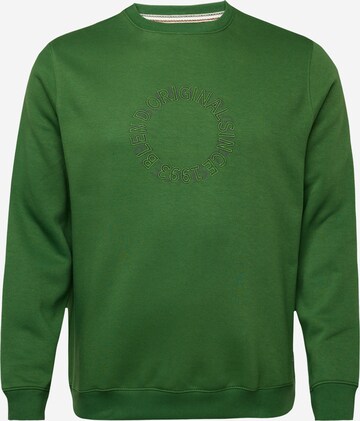 Sweat-shirt Blend Big en vert : devant