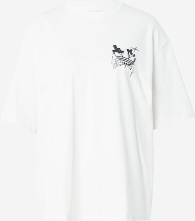 ADIDAS ORIGINALS Shirt 'GRAFFITI' in de kleur Zwart / Wit, Productweergave