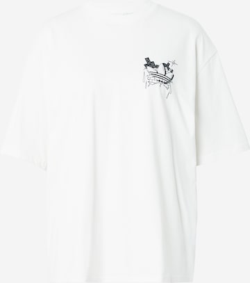 ADIDAS ORIGINALS - Camisa 'GRAFFITI' em branco: frente