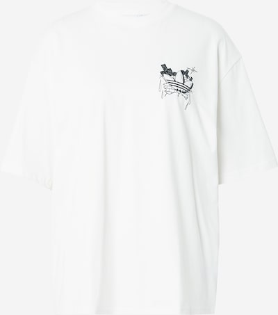 ADIDAS ORIGINALS Shirt 'GRAFFITI' in de kleur Zwart / Wit, Productweergave